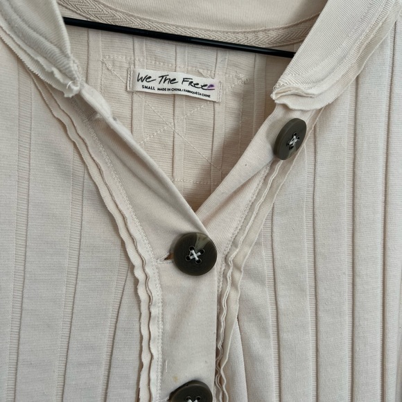 We The Free | The Mix Knit Top | Ivory | s - Picture 6 of 10
